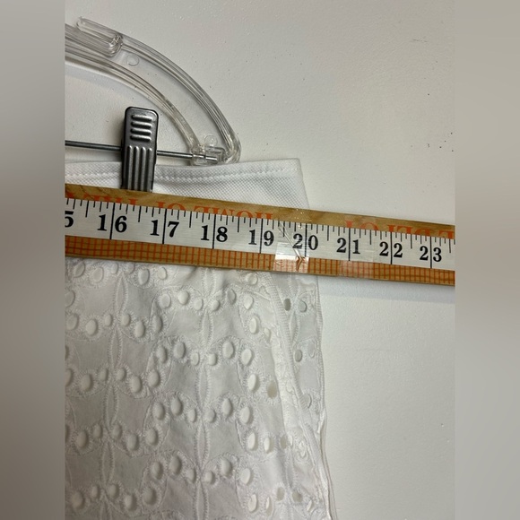 Vineyard Vines Women White Eyelet Shorts Plus 16 Old Money Country club Classic - Picture 11 of 16